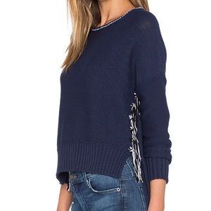 Derek Lam 10 Crosby sweater with mixed fringe